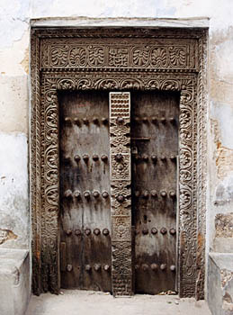 The spikes on Zanzibar doors